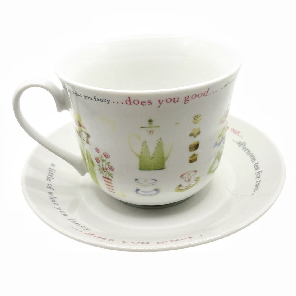 Spice of Life Ladies Who Lunch… Mug & Saucer set
